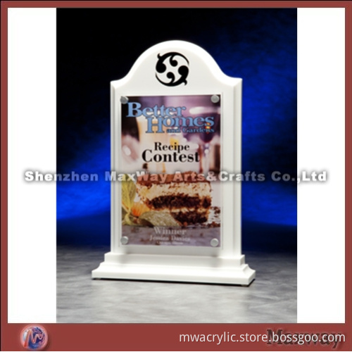 White Printing Custom Award